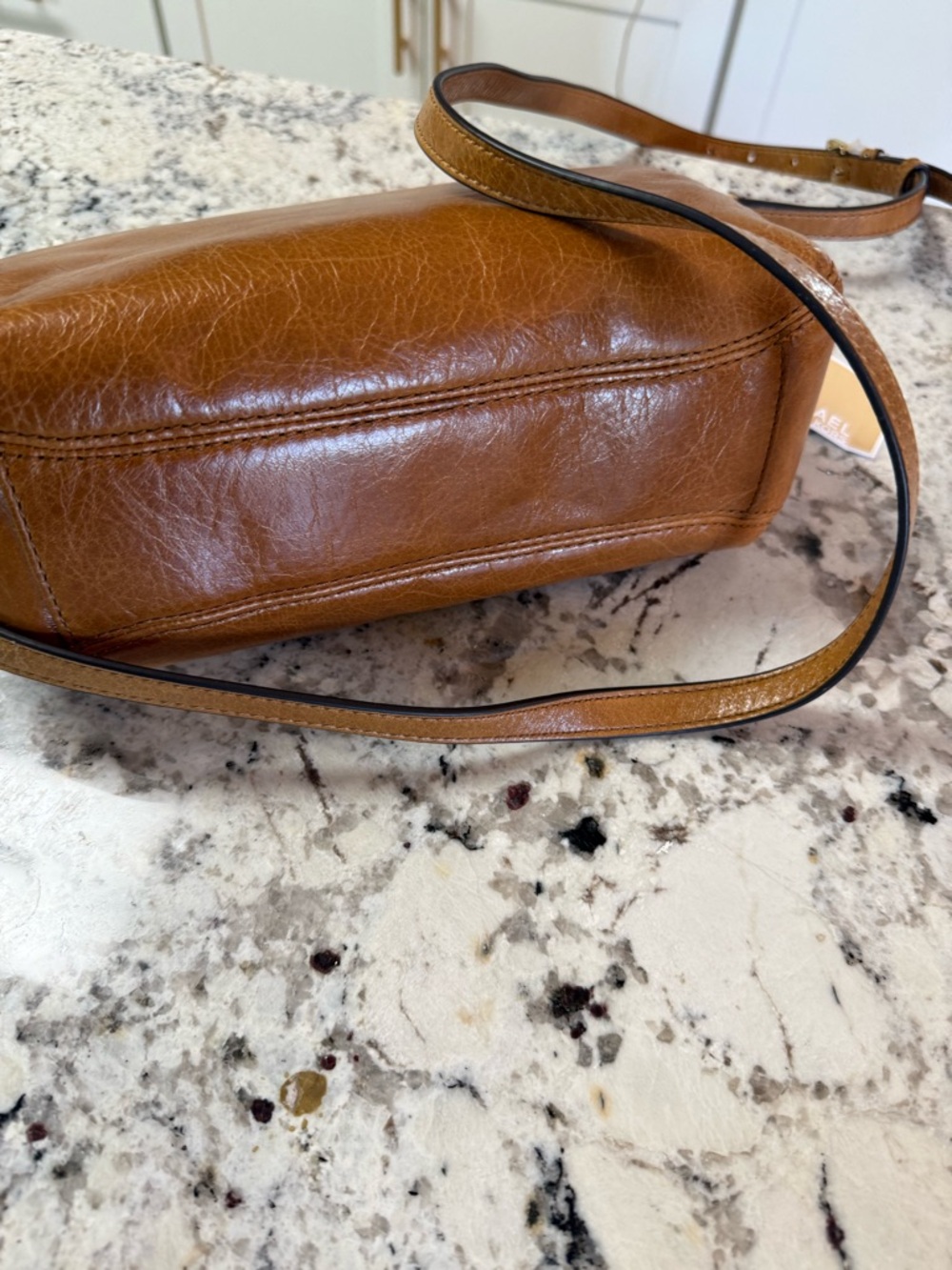 MICHAEL Michael Kors Alexis Walnut Leather Messenger - Picture 5 of 9